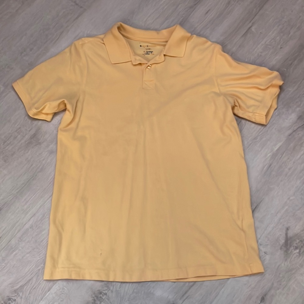 Bad Ceditions yellow polo, made with cotton